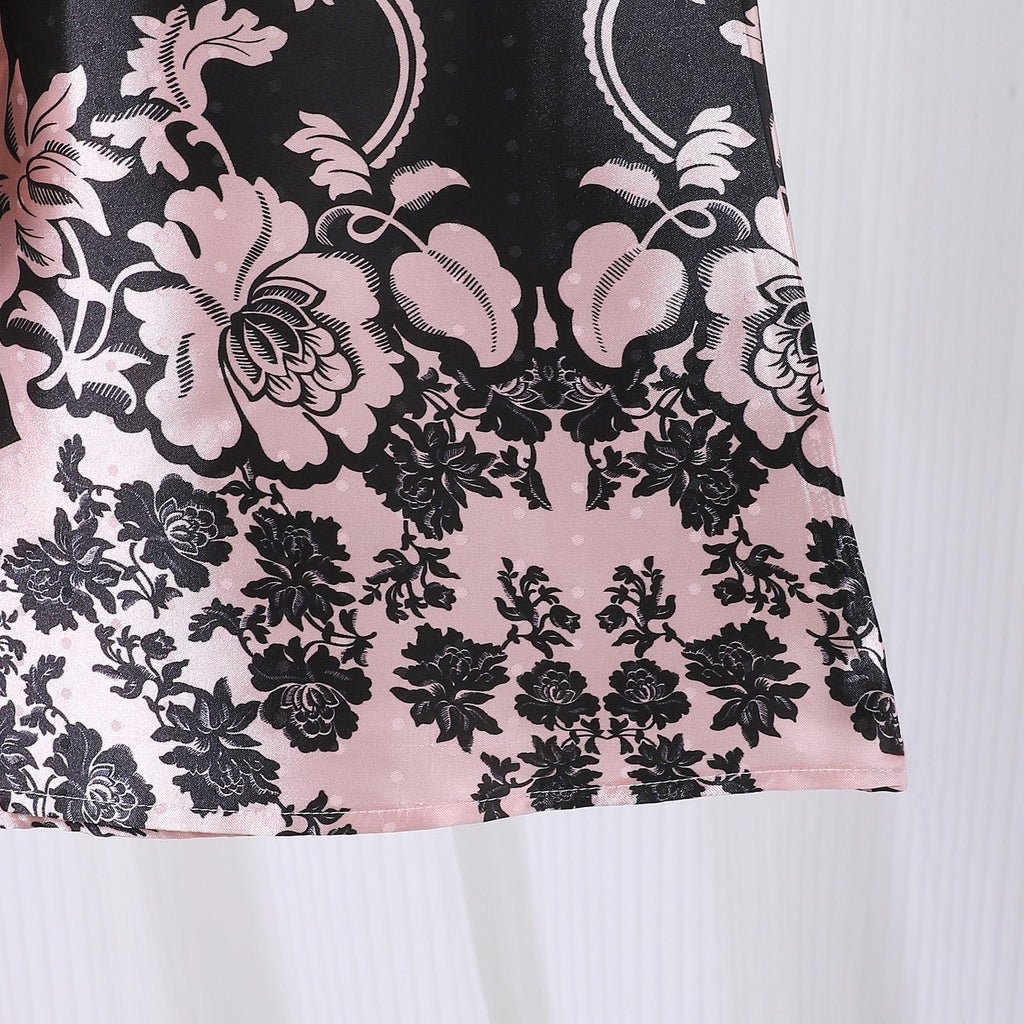 TropiTykes Koleksi Baharu 2026 Pakaian Muslimah Kanak-kanak Skirt Bercorak Polka Dot &amp; Bunga yang Selesa &amp; Elegan 