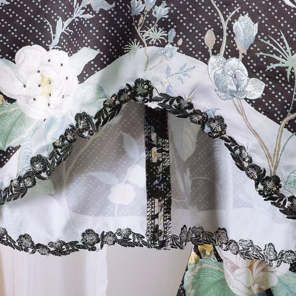 Pakaian Kanak-kanak Muslimah TropiTykes 2026 Baharu yang Elegan &amp; Selesa dengan Corak Bunga yang Cantik untuk Kegunaan Harian 