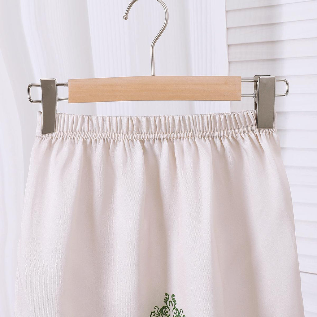 TropiTykes Limited Edition Lime Green Baju Kurung Set, Hari Raya, Green Lace, Delicate Floral Pattern, Suitable for Open Houses