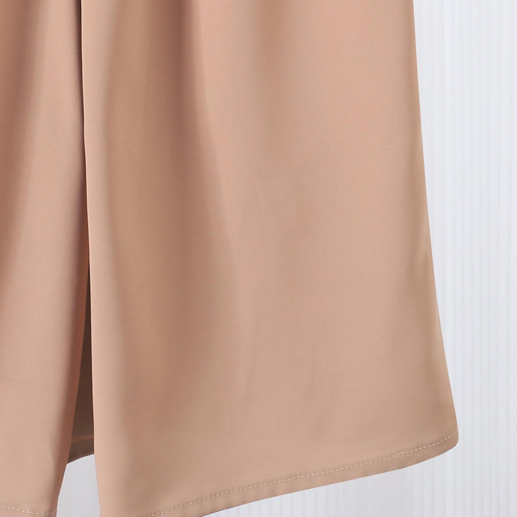 Kurung Mini Kanak-kanak TropiTykes | Rekaan Sulaman Elegan | Warna Beige Nude | Fabrik Lembut &amp; Selesa | Sesuai untuk Majlis Perkahwinan &amp; Sambutan Hari Raya 