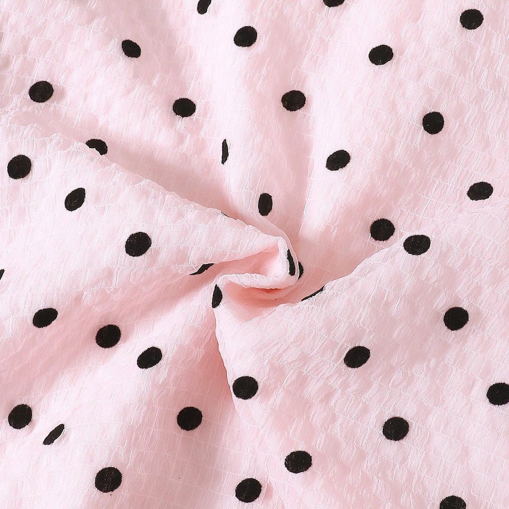 TropiTykes Koleksi Baharu 2026 Pakaian Muslimah Kanak-kanak Skirt Bercorak Polka Dot &amp; Bunga yang Selesa &amp; Elegan 